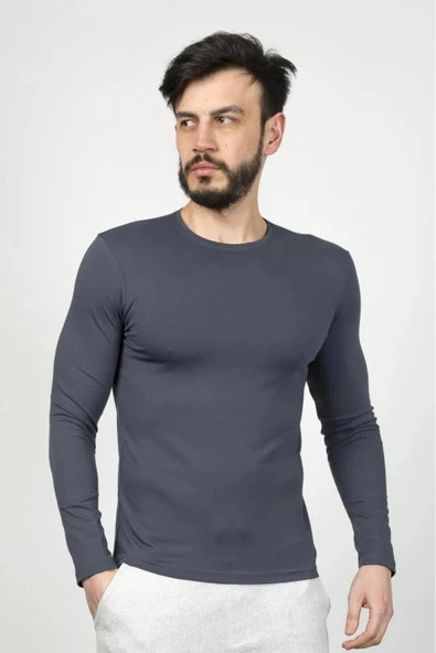 Cazador LCY BASIC SWEAT ERKEK 5606 ANTRASİT - Resim 4