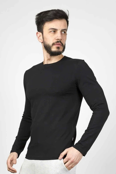 Cazador LCY BASIC SWEAT ERKEK 5606  SİYAH - Resim 2