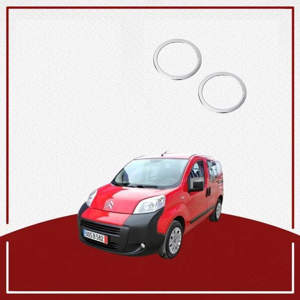 UNC Citroen Nemo Sis Farı Çerçevesi 2010- Paslanmaz Çelik ürün görseli 1