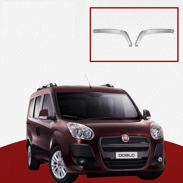 UNC Fiat Doblo Ön Tampon Kaşı 2010- ABS Krom ürün görseli 1