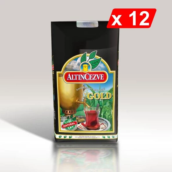 Altıncezve Gold Siyah Dökme Çay 1 KG x 12 Adet ürün görseli 1