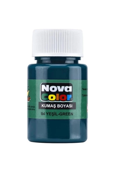 NOVA COLOR KUMAŞ BOYA BOYASI YEŞİL ürün görseli 1
