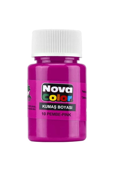 NOVACOLOR KUMAŞ BOYA BOYASI PEMBE ürün görseli 1
