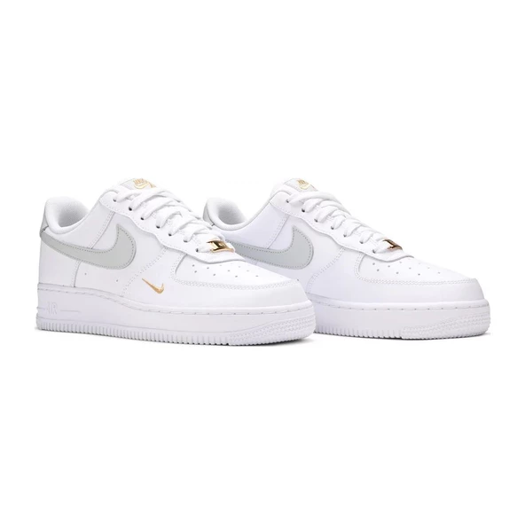 Nike Air Force 1 Low White Grey Gold - Resim 2