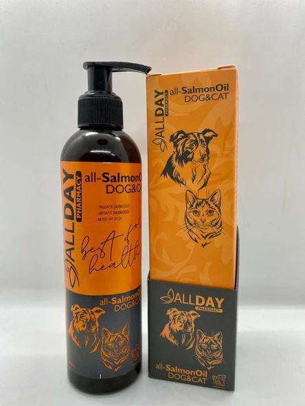 AllDay All-Salmon Oil Kedi ve Köpek Balık Yağı 200 Ml ürün görseli 1
