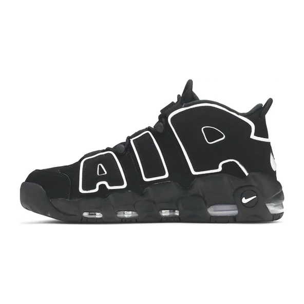 Nike Air More Uptempo ホワイト/ブラック PTTAVM: Nike Air More Uptempo Black White ( DAR KALIP 1 BEDEN