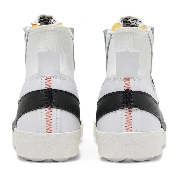 Nike Blazer Mid 77 Jumbo White Black - Resim 4