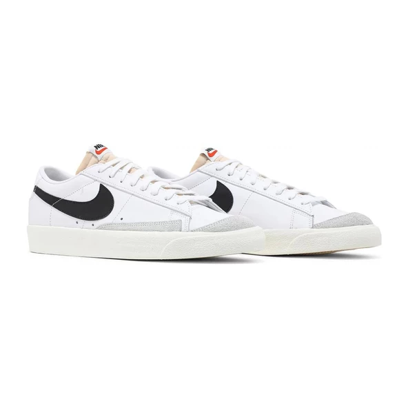 Nike Blazer Low 77 Vintage White Black - Resim 2