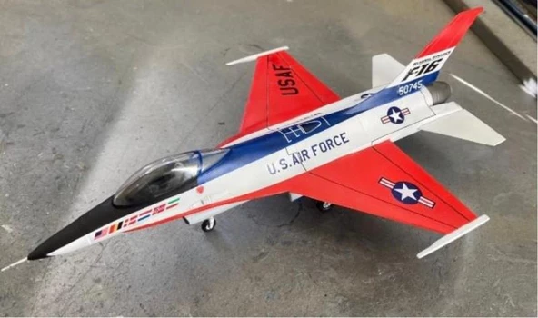 F-16 A  ROYAL NETHERLANDS & USA PM Model Plastik Uçak Maket Kiti ürün görseli 1