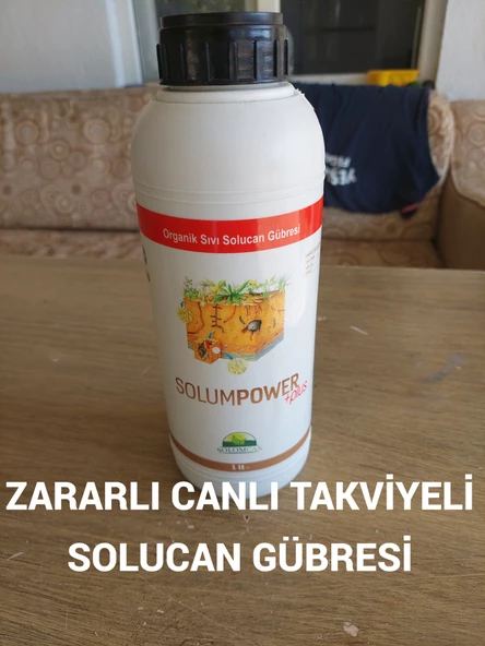ZARARLI TAKVİYELİ SIVI SOLUCAN GÜBRESİ 1 LT ürün görseli 1