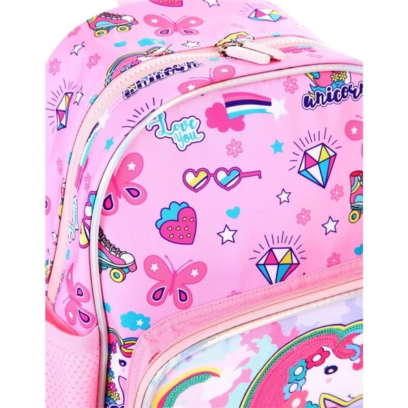 Ççs 51766 Okul Sırt Çantası Pembe - Resim 5