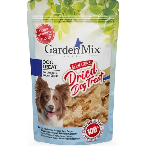 Gardenmix Kurutulmuş Dana İşkembe 100 Gr SKT:06/2027 ürün görseli 1