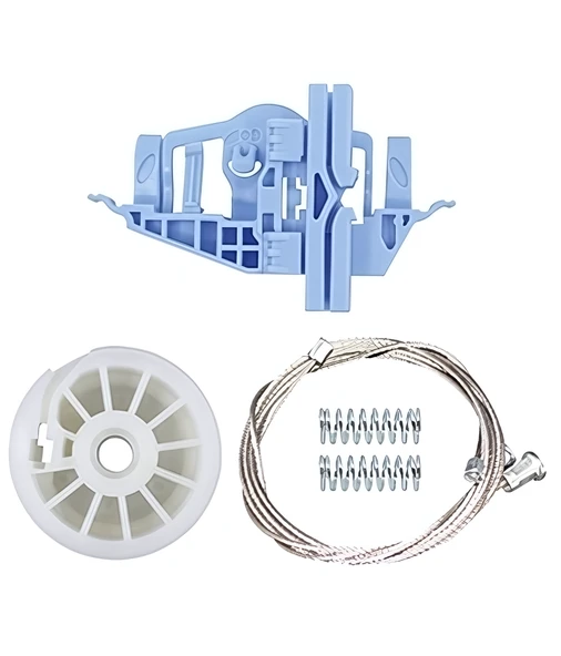 Fiat Doblo 2011-20015 Arası Ön Sol Kapı Uyumlu Cam Kriko Teli ve Tamir Seti Takımı Kiti ürün görseli 1
