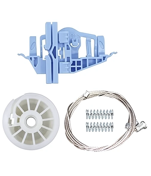 Fiat Doblo 2011-20015 Arası Ön Sağ Kapı Uyumlu Cam Kriko Teli ve Tamir Seti Takımı Kiti ürün görseli 1