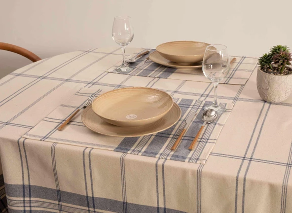 The Mia Deniz Amerikan Servis 45 x 30 Cm - 4 Lü Set TXT0268 ürün görseli 1