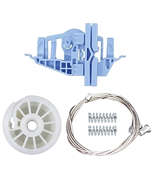 Opel Combo D 2012-20018 Arası Ön Sol Kapı Uyumlu Cam Kriko Teli ve Tamir Seti Takımı Kiti ürün görseli 1