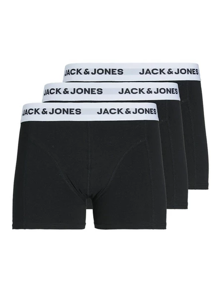 Jack Jones Basıc Whıte Wb 3 Lü Paket Erkek Boxer 12213629 ürün görseli 1