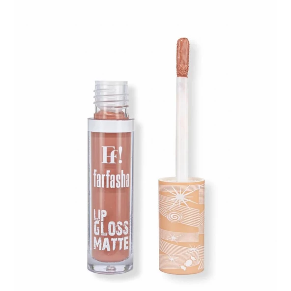 Mst Cosmetıc Farfasha Lip Gloss Matte Fırçalı Ruj F6 ürün görseli 1