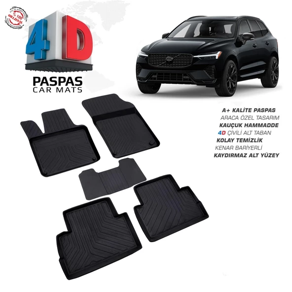Volvo XC60 4D Havuzlu Paspas 2017 Model Ve Sonrası ürün görseli 1