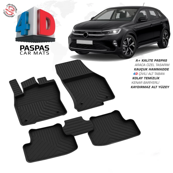 Volkswagen Taigo 4D Havuzlu Paspas 2022 Model Ve Sonrası ürün görseli 1