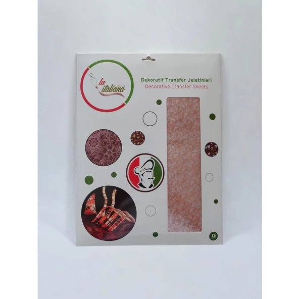 Çikolata Transfer Jelatini 40x25 Coffee (25 Adet) ürün görseli 1