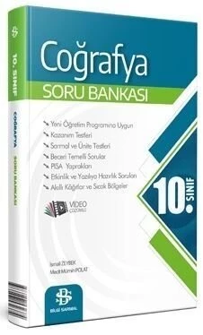 10. Sınıf Coğrafya Soru Bankası Bilgi Sarmal Yayınları ürün görseli 1