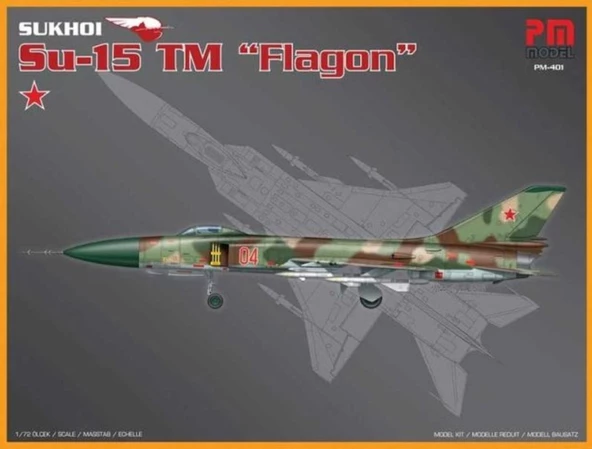 Su-15 Tm Flagon PM Model Demonte Plastik Uçak Maket Kiti ürün görseli 1