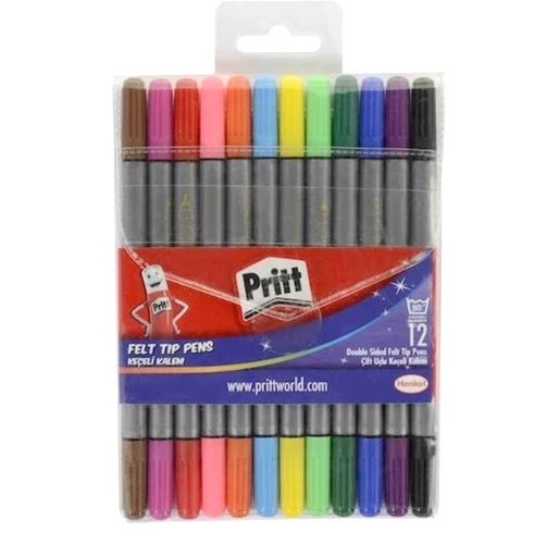 Pritt Çift Taraflı Keçeli Kalem 12Li ürün görseli 1