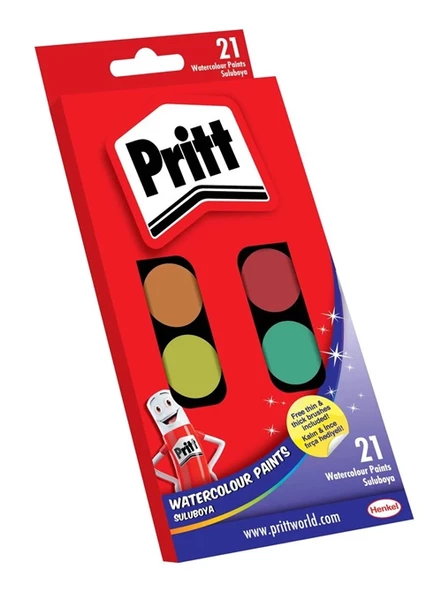 Pritt Sulu Boya 21Li Büyük ürün görseli 1