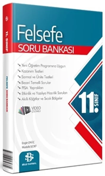 11. Sınıf Felsefe Soru Bankası Bilgi Sarmal Yayınları ürün görseli 1