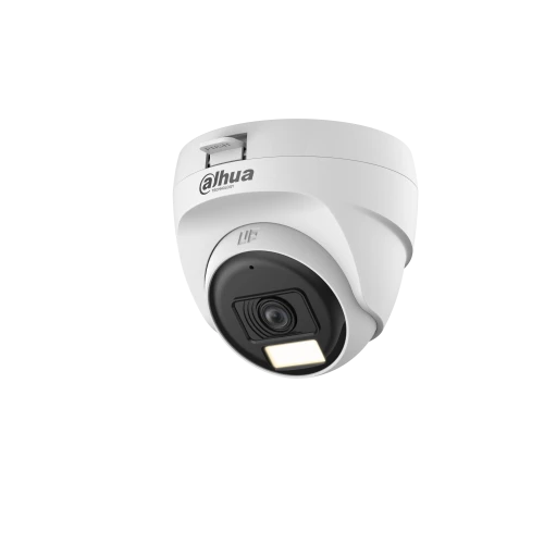 DAHUA HAC-T1A21P-U-IL-0280B 2Mpix 25 Mt Gece Gör. Smart Dual Light, 2,8mm Lens  Dome Kamera ürün görseli 1