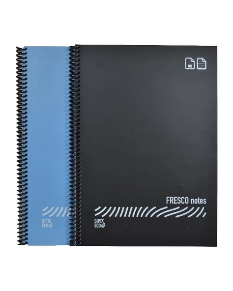 Gıpta Eco Fresco A4 80 Yaprak Kareli ve Çizgili Defter Seti ürün görseli 1