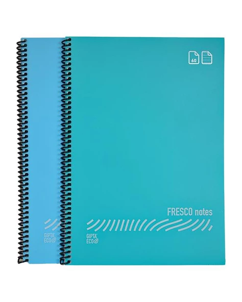 Gıpta Eco Fresco A4 60 Yaprak Kareli ve Çizgili Defter Seti ürün görseli 1