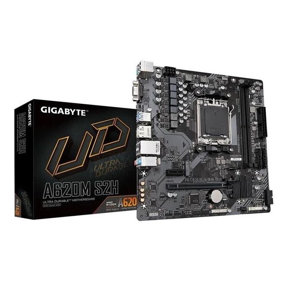 Gigabyte A620M S2H D5 Am5 Vga Hdmi Dp A620M-S2H ürün görseli 1