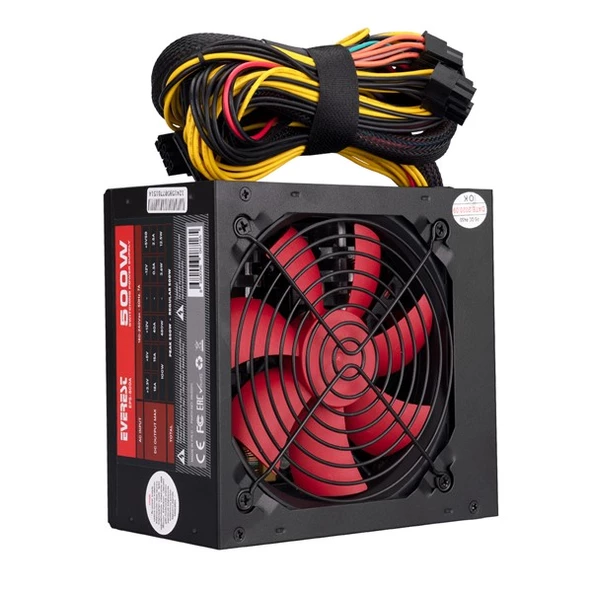 EVEREST 500W EPS-500A 12cm Fanlı Power Supply ürün görseli 1