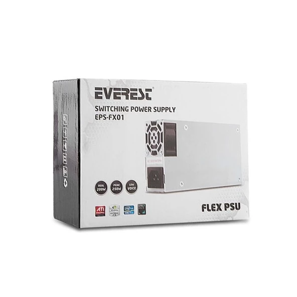 EVEREST 200W EPS-FX01 4CM FANLI MICRO POWER SUPPLY - Resim 4