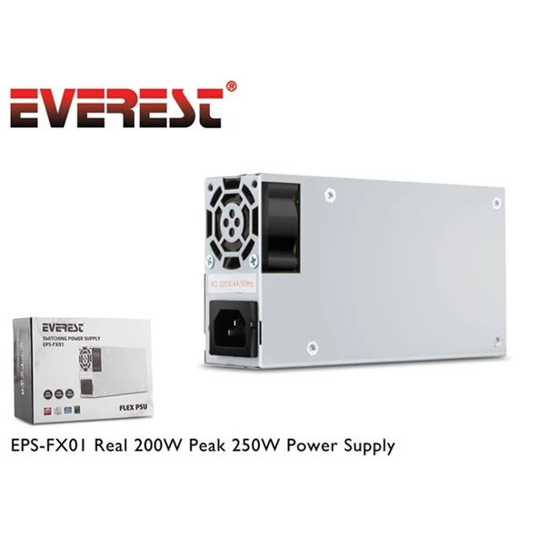 EVEREST 200W EPS-FX01 4CM FANLI MICRO POWER SUPPLY - Resim 3