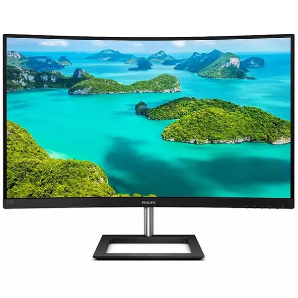 PHILIPS 31.5" VA 322E1C/00 4MS 75Hz HDMI-DP KAVISLI MONİTÖR 1920x1080 ürün görseli 1