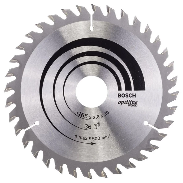 Bosch Daire Testere Bıçağı Optiline Wood 165*2.6*30 MM 36 Diş 65180282 ürün görseli 1