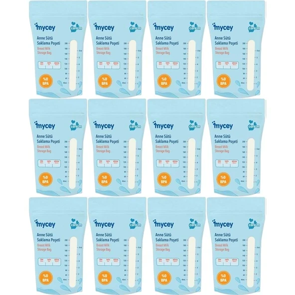 Mycey Anne Sütü / Süt Saklama Poşeti 25 Li Pk Tekli (12 Li Set) ürün görseli 1