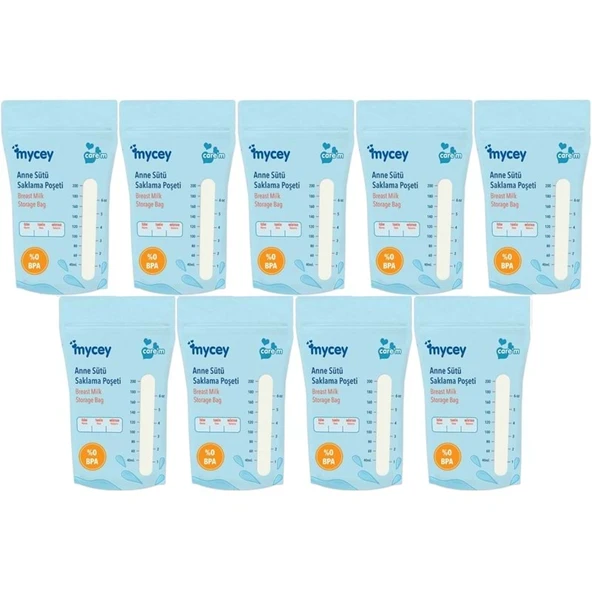 Mycey Anne Sütü / Süt Saklama Poşeti 25 Li Pk Tekli (9 Lu Set) ürün görseli 1