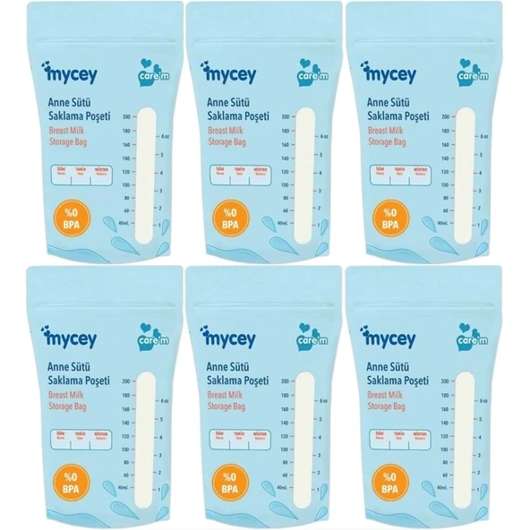 Mycey Anne Sütü / Süt Saklama Poşeti 25 Li Pk Tekli (6 Lı Set) ürün görseli 1