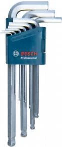 Bosch Alyan Anahtar Takımı Hex 9 parça 1.600.A01.TH5 ürün görseli 1