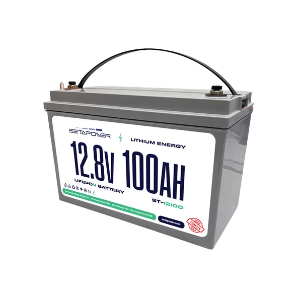 Setapower 12V 100AH LiFePO4 Akü ürün görseli 1