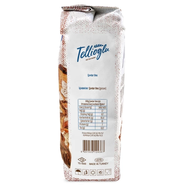 Tellioğlu Çavdar Unu 1 Kg - Resim 2