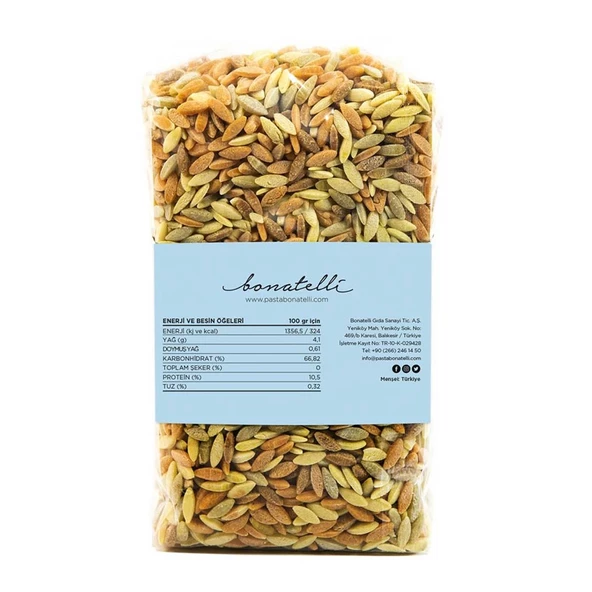 Bonatelli Sebzeli Arpa Şehriye 500 Gr - Resim 2