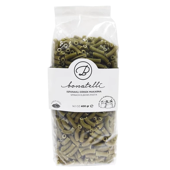 Ispanaklı Dirsek Makarna 400Gr - Resim 2