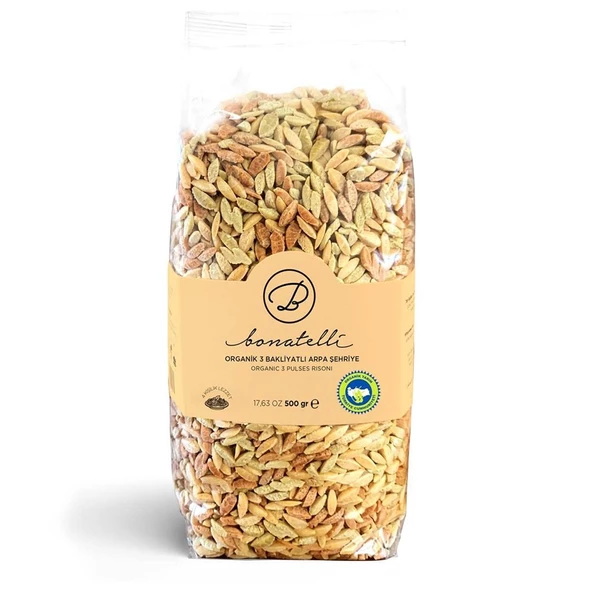 Organik 3 Bakliyatlı Arpa Şehriye 500 Gr ürün görseli 1