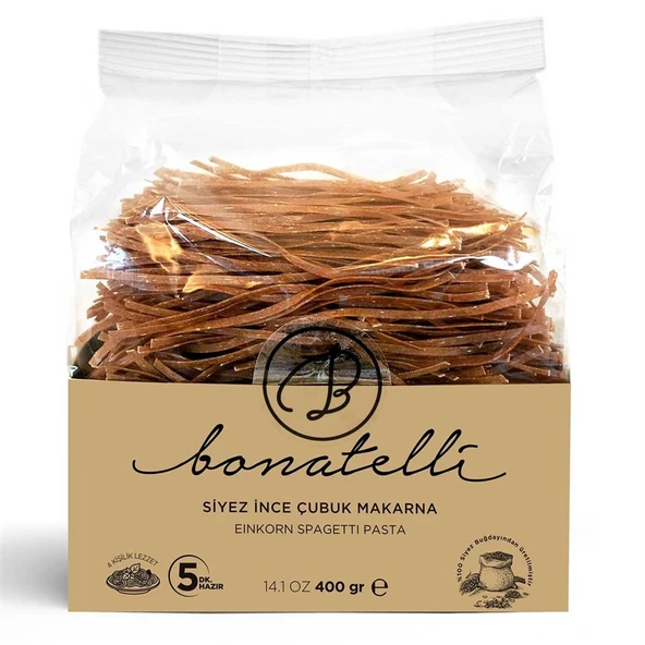 Siyez İnce Çubuk Makarna 400 Gr ürün görseli 1