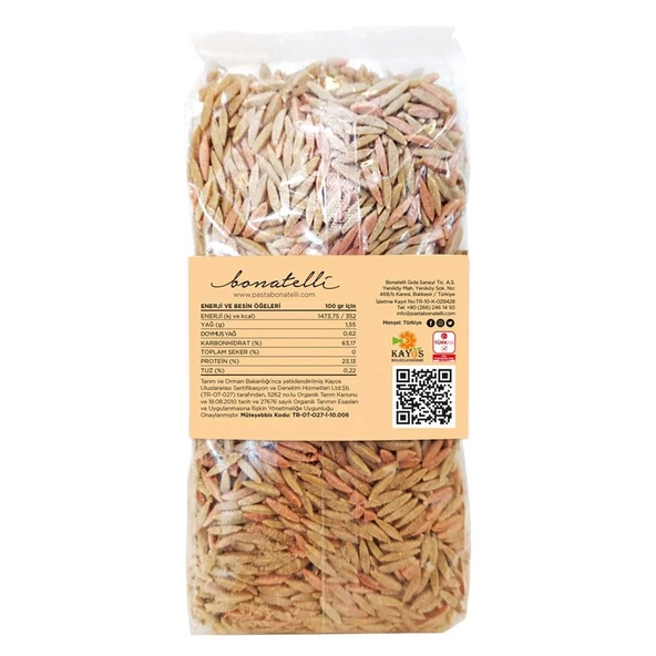 Organik 3 Bakliyatlı Arpa Şehriye 500 Gr - Resim 2